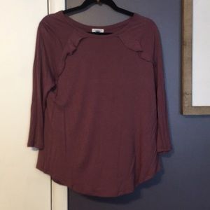 Large old navy mauve/purple top